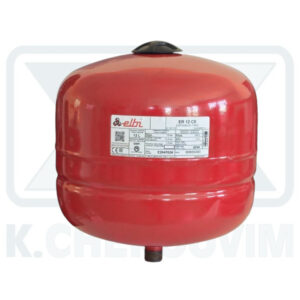 EXRANSION TANK 12L RED VERTICAL 3/4" ELBI ER12-CE