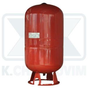 EXRANSION TANK 100L RED VERTICAL 1" ELBI ERCE100