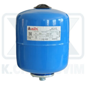 EXRANSION TANK 8L BLUE VERTICAL 3/4" ELBI AC8-CE