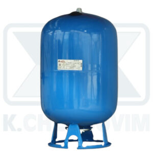 EXRANSION TANK 100L BLUE VERTICAL 1" ELBI AFV100-CE