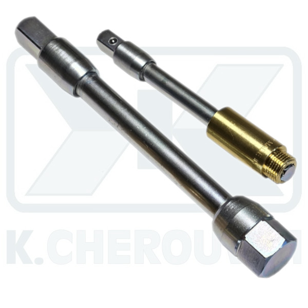 ALLEN CHESTNUT KEY L120 mm FOR 1/2'' EXTENSIONS WITH 12 mm SIX-POINT HEAD CHROME