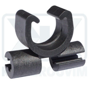 STEEL SUPPORT Φ22 SINGLE PLASTIC THEADED ROD M6