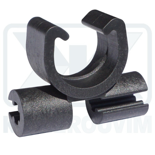 STEEL SUPPORT Φ22 SINGLE PLASTIC THEADED ROD M6